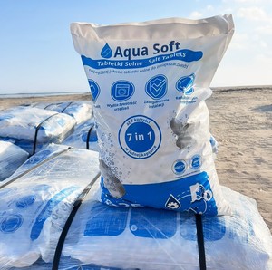 Aqua Soft Industrial Grade Water Softener Salt <b>Tablets</b> 25kg OEM Private Label Egyptian Sodium Chloride NaCl ISO 9001 Certified - Product Image 3