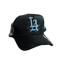 Nueva Gorra de Béisbol Deportiva de Lujo con Diseño de Hojas Rayadas y Leopardo, Bordado 3D, Visera Curva, 100% Algodón