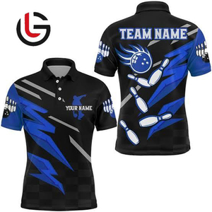 Bowling imprimé personnalisé pour femmes pour Polo Flame Skull Fire Thunder Design Sport Team Wear Vintage 100% Polyester Spandex - Product Image 6