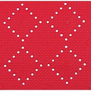 Spirella Colección Alaska, Alfombra de Ducha 91 x 36, PVC, Rojo - Product Image 1