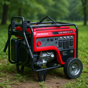 Generador Portátil Honda EB6500X1AN2 de 6500 Vatios con Kit de Ruedas y CO Minder, 380V AC 60Hz - Product Image 3