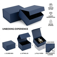 Boîte à bijoux en carton rigide de luxe avec logo personnalisé pour collier, étui cadeau