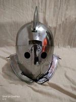 Casque de gladiateur Secutor en acier doux, personnalisable, prêt pour le combat, casque romain Galea, qualité DIY avec support OEM