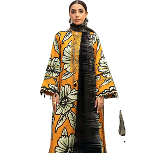 Robe de soirée traditionnelle de créateur indien pakistanais pour femmes broderie Sami Salwar Kameez pour les occasions spéciales de mariage - Product Image 1