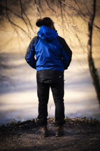 เสื้อแจ็คเก็ตกันน้ำ กันลม ระบายอากาศได้ดี มีปกตั้ง ปิดด้วยซิป ไซส์ใหญ่ บุด้วยผ้าฟลีซกันความร้อน - Product Image 6