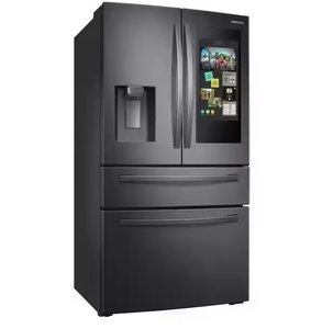Refrigerador francés de acero inoxidable de 4 puertas 28 pies cúbicos portátil eléctrico - Product Image 2