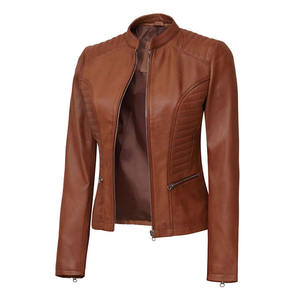 Chaqueta de Mujer de Estilo Único en Todos los Colores, Chaqueta de Cuero para Mujer 100% Auténtico Cuero Vacuno Grueso y Resistente 2026 - Product Image 3