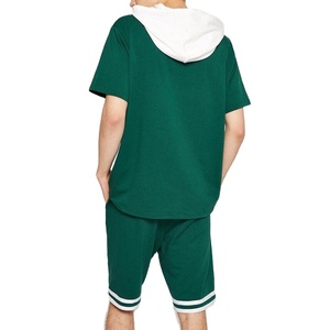 Ensemble de shorts décontractés unisexes pour hommes en coton délavé, personnalisables, séchage rapide, respirants, écologiques, pour le sport d'été - Product Image 4