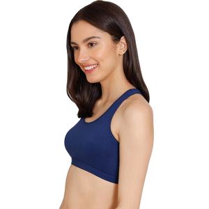 Soutien-gorge de sport pour femmes personnalisé, sans couture, rembourré, respirant, pour yoga, gym, fitness, OEM, étiquette privée, vêtements de sport - Product Image 3