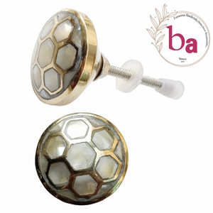 Mother of Pearl Handicrafts Elegant Drawer <b>Door</b> Cabinet Knobs & Pull Handle for Kitchen Wardrobe Bedroom Bathroom Living Room - Product Image 1