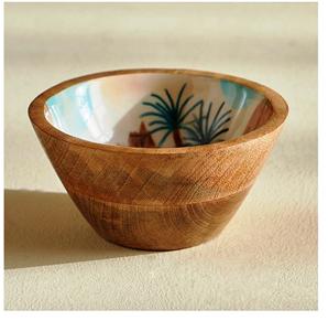 Bol en bois de mangue le plus vendu plateau de saladier taille personnalisée fabriqué en inde - Product Image 3