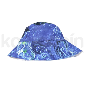 Bob artisanal peint à la main, motif personnalisé, respirant, couvre-chef unique et tendance pour la pêche, logo personnalisé Komodoin - Product Image 2