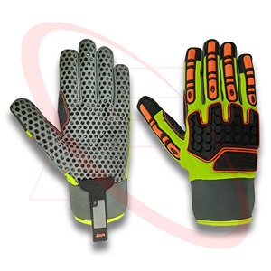 Gants de mécanicien de protection contre les chocs en cuir synthétique de haute qualité pour un usage quotidien 2024 gants en cuir en gros du Pakistan - Product Image 1