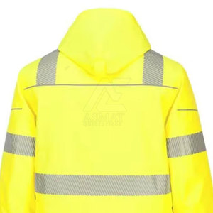 Veste de travail de sécurité robuste pour hommes, vêtements de travail industriels renforcés pour la construction, le travail en bord de route - Product Image 6