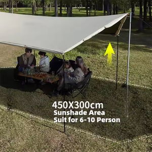 Faible coût grand espace YOHO été Camping en plein air tentes confortable Oxford tissu étanche Portable anti-moustiques abri solaire - Product Image 4