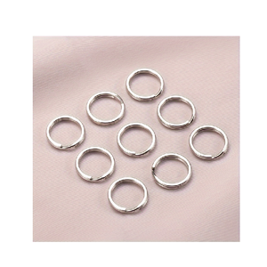 Anneaux porte-clés en acier inoxydable personnalisés pendentif avec logo en métal pour taille personnalisée avec pendentif porte-clés - Product Image 5