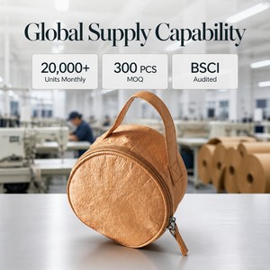 Bolsa de Maquillaje Mifaktory, Estuche Cosmético con Cierre de Cremallera de Papel Dupont, Organizador de Belleza de Viaje, Bolso de Hombro para Mujer - Product Image 5