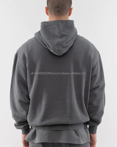 Sweat-shirt à capuche pour homme de haute qualité, style streetwear, 450 g/m², tissu français anti-rétrécissement, fabricant - Product Image 2