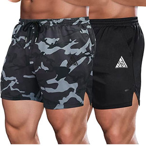 Pantalones Cortos Deportivos para Hombre, Tipo Cargo, de Tela de Lona con Spandex/Poliéster, Cierre con Cordón, Secado Rápido e Impermeables, Color Granate y Negro - Product Image 5