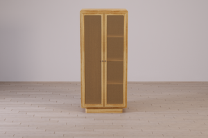 Tocador de armario de madera de teca alto minimalista moderno hecho en Indonesia para muebles de dormitorio de apartamento - Product Image 2