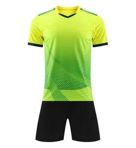 ชุดฟุตบอลสำหรับผู้ชายเสื้อเจอร์ซีย์ฟุตบอลเสื้อเจอร์ซีย์ผ้าโพลีตาข่ายแบบซับลิเมชัน100% - Product Image 3