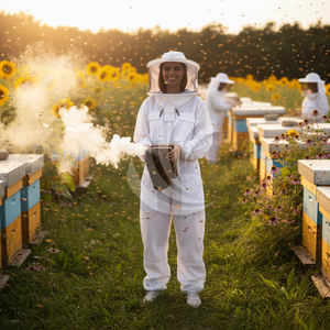 Traje de Apicultura Ventilado de Manga Larga de la Mejor Calidad, Ropa de Seguridad Cómoda con Nuevo Diseño - Product Image 5