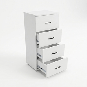 Modern Durable Square Office <b>Cabinet</b> Metal Legs White MDF Freestanding Utility Storage Home Office Commercial Use Assembly - Product Image 2