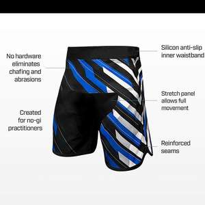 กางเกงขาสั้น MMA สำหรับผู้ใหญ่กางเกงขาสั้นทำจากโพลีเอสเตอร์/ สแปนเด็กซ์ - Product Image 3