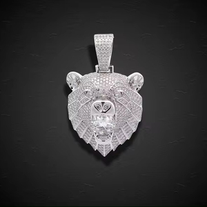 Hermosa moissanite Hip Hop diamante colgante 925 plata esterlina Iced out VVS mejor regalo para hombres y mujeres - Product Image 1