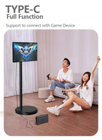 Moniteur tactile intelligent mobile TV noir 21,5 pouces à bon prix, écran horizontal et vertical interchangeable