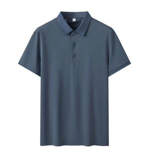 เสื้อโปโลแขนยาวสำหรับผู้ชายเสื้อเต้นสีพื้นพิมพ์ลาย - Product Image 3