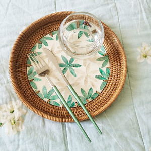 ถาดรองรองกระดูกฝังมุกสำหรับตกแต่งพร้อมฐานไม้รองแม่มุกฝัง - Product Image 3