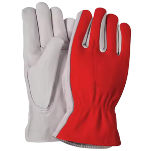 Guantes de trabajo de cuero de grano de vaca de alta resistencia Reflectante Seguridad industrial Protección de manos Antiestático A prueba de fuego Resistente al calor - Product Image 2