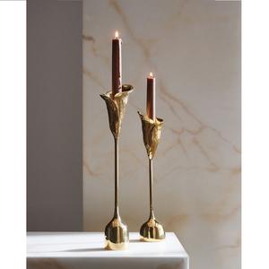 Antique Finish Metal Candle Holder Candle <b>Stand</b> for Lighting and Home Decoration Set Stylish Decorative Candle Jar Holder - Product Image 6