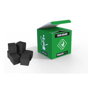 100% Indonesia Natural Coconut Shell Charcoal for Shisha <b>Hookah</b> Charcoal Cube Premium Quality OEM Private Label - Product Image 1