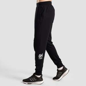 GA Crew <b>Trousers</b> High <b>Waist</b> <b>Elastic</b> Casual Fashionable Pants Zipper Decorations Colored XL Straight Lightweight Woven Black - Product Image 1