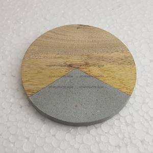 Modern Table Decoration <b>Wood</b> Epoxy Resin Best Coaster Tabletop <b>Wood</b> <b>Placemats</b> Coaster for Drink for Office & Home - Product Image 5