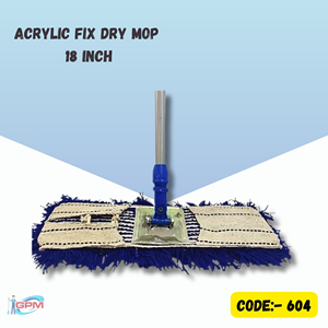 Mopa Seca Acrílica con Fibras de Alta Absorción de Polvo, Diseño Ligero para Limpieza de Pisos de Hogar y Oficina, Eliminación de Polvo y Cabello - Product Image 6