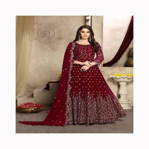 Impressionnant qualité pakistanaise Logo personnalisé conception brodé Boutique robe de soirée pour les femmes/nouvelle robe de soirée de mode pour femmes d'été - Product Image 3