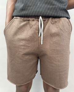 Custom 100% Cotton Men's Outdoor Sweat <b>Fleece</b> <b>Shorts</b> Solid Pattern Eco-Friendly Wholesale Casual <b>Shorts</b> From Bangladesh - Product Image 2