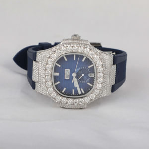 Recién llegado, reloj de pulsera de lujo de alta calidad Iced Out de marca para hombres en Leb Grown Round Cut Diamond con claridad VVS mejorada - Product Image 4