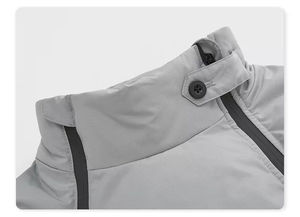 Men's Waterproof Bomber Jacket Cow Skin Leather Shiny Black Back Bubble Design Winter 2024 Wholesale Knitted - Product Image 3