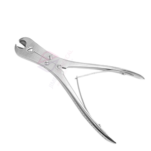 Coupe-goupille de qualité chirurgicale en acier inoxydable grand coupe-fil droit TC coupe-goupille orthopédique vétérinaire lourd de 10 pouces - Product Image 1