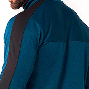 Conjunto Deportivo Personalizado al por Mayor para Hombre, Chaqueta Cortavientos con Cremallera y Pantalones, Estampado, 100% Algodón, Secado Rápido, Transpirable, para Gimnasio y Jogging - Product Image 6