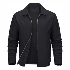 Manteau coupe-vent confortable pour hommes, matériau léger imperméable et élégant, idéal pour les déplacements quotidiens au bureau et à l'extérieur - Product Image 3