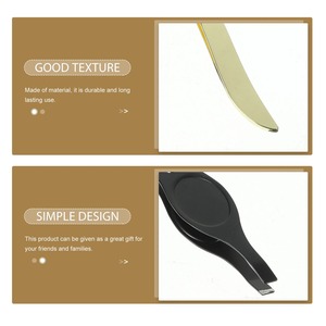 6 pièces en acier inoxydable pince à sourcils Mini Clip outils femmes maquillage créatif pince noir usage professionnel sourcil - Product Image 3