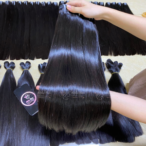 Tendance L'été doit avoir le moins cher Extensions de cheveux vietnamiens crus raides vendeurs de cheveux vierges Perruques Full Lace Front sans colle - Product Image 4