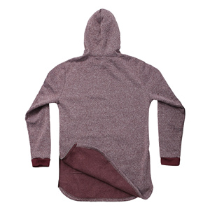 Custom <b>Fleece</b> <b>Longline</b> Hoodie For <b>Women</b> OEM Pullover With Extended Fit Private Label Supplier For Gym Casual And Winter - Product Image 5