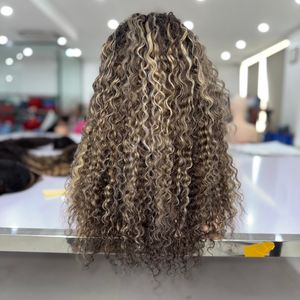 Perruques de couleur de surbrillance bouclée de haute qualité de vrais cheveux humains vietnamiens 2025 - Product Image 6