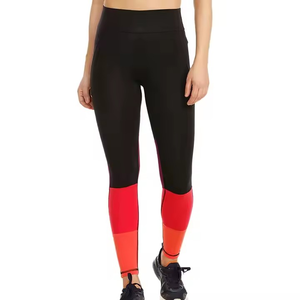 POVTY OEM/ODM Custom Logo High Quality Women's 7/8 Nylon High Waist Yoga <b>Leggings</b> with Pockets Soft Scrunch Butt Fitness Pants - Product Image 5